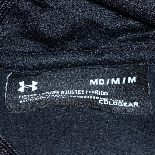 Under Armour Men's Black Medium Pullover Hoodie ColdGear Fleece - Image 5