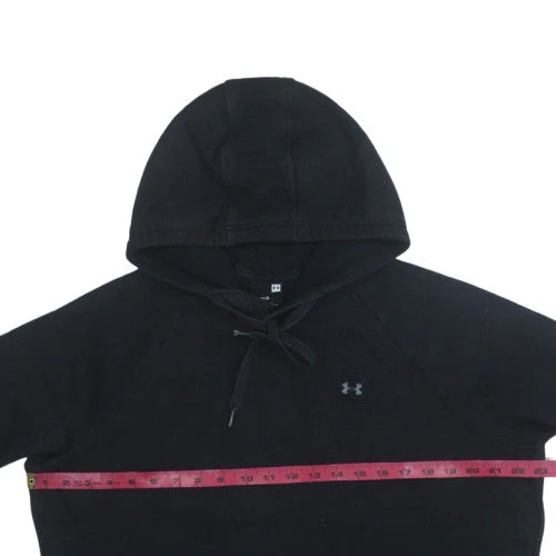 Under Armour Men's Black Pullover Hoodie Size L Fleece Sportswear - Image 2