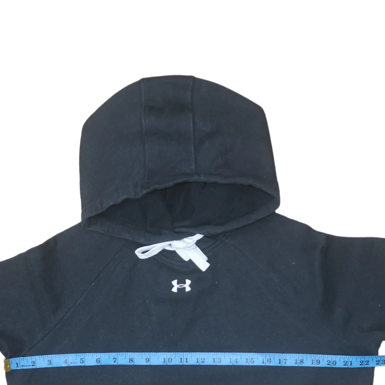 Under Armour Men's Black Pullover Hoodie Size L Sports Fleece - Image 3