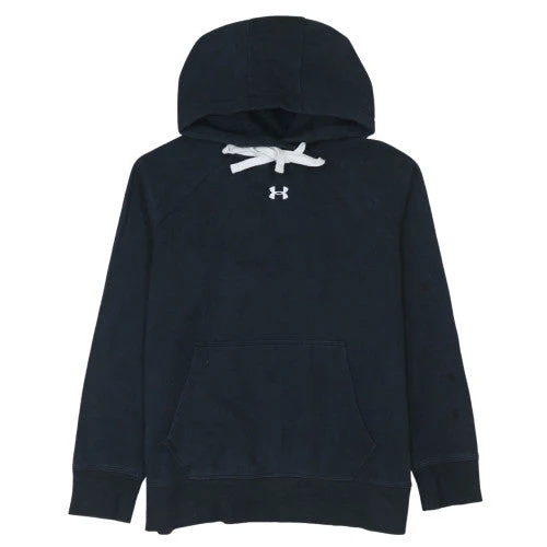 Under Armour Men's Black Pullover Hoodie Small Loose Fit Sportswear