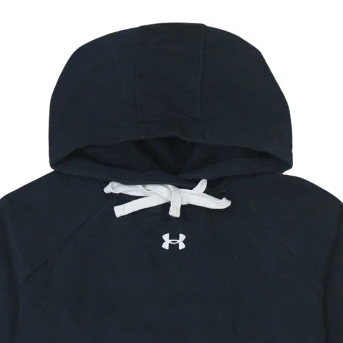 Under Armour Men's Black Pullover Hoodie Small Loose Fit Sportswear - Image 7
