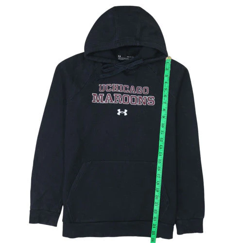 Under Armour Men's Black UChicago Maroons Pullover Hoodie Size S - Image 2