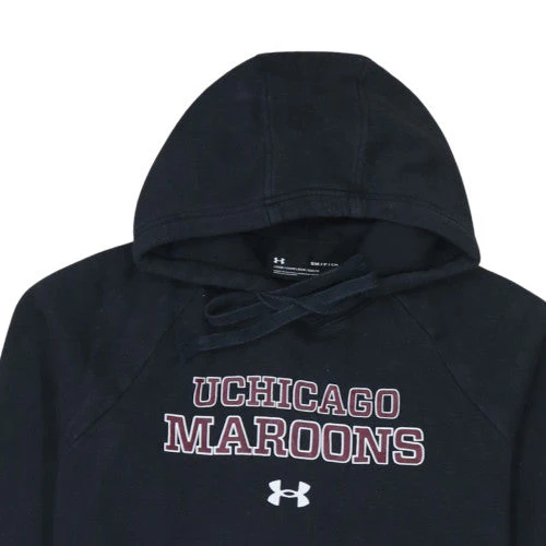 Under Armour Men's Black UChicago Maroons Pullover Hoodie Size S - Image 8