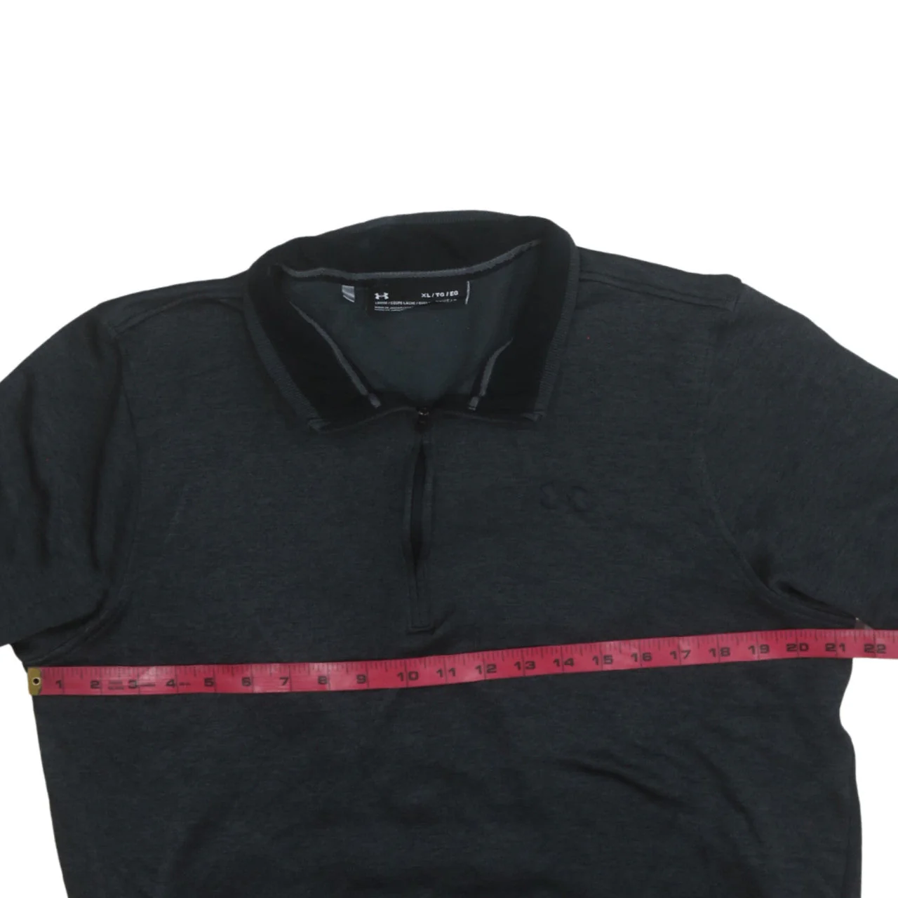 Under Armour Men's Black XL 1/4 Zip Collared Fleece Sweatshirt - Image 3