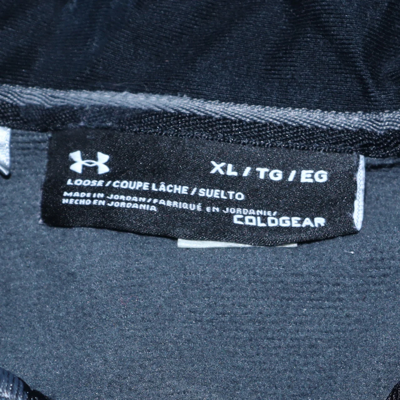Under Armour Men's Black XL 1/4 Zip Collared Fleece Sweatshirt - Image 5