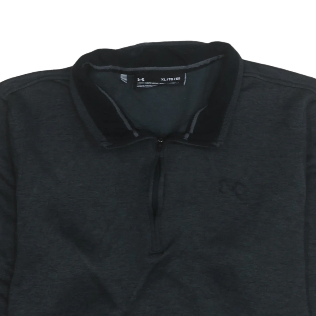 Under Armour Men's Black XL 1/4 Zip Collared Fleece Sweatshirt - Image 7