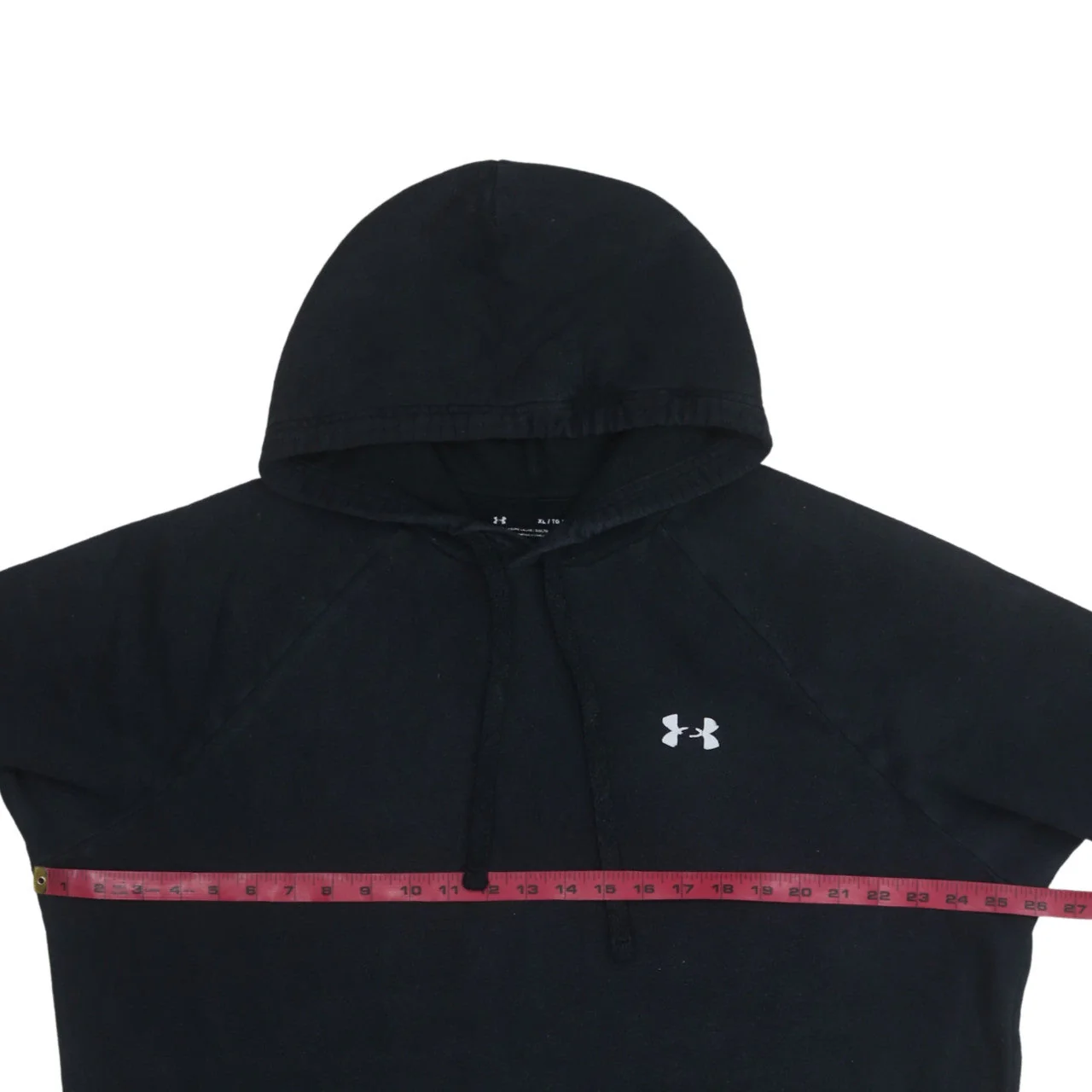 Under Armour Men's Black XL Pullover Hoodie ColdGear Fleece - Image 2