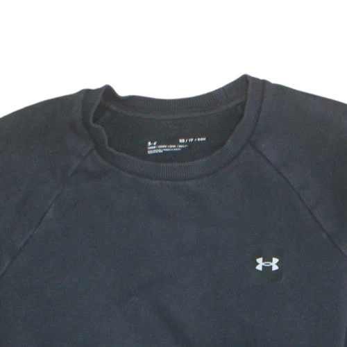 Under Armour Men's Black XS Crew Neck Fleece Sweatshirt - Image 8