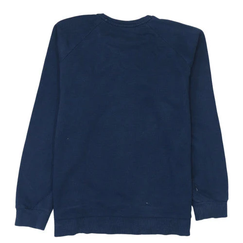 Under Armour Mens Blue Crew Neck Sweatshirt Large Fleece Pullover - Image 4