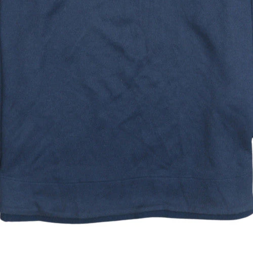 Under Armour Mens Blue Fleece 1/2 Zip Long Sleeve Jumper Size L - Image 8