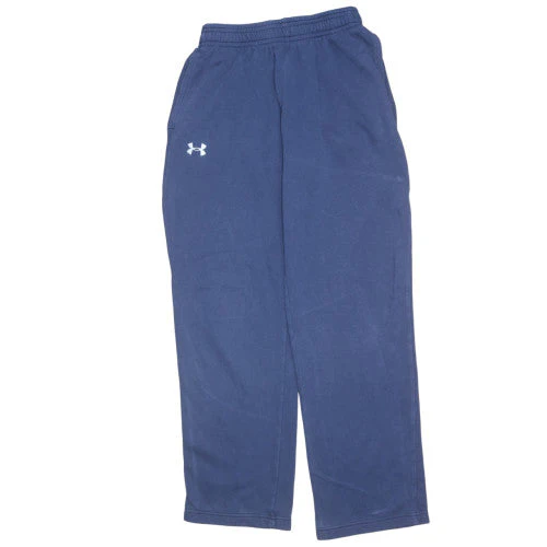 Under Armour Mens Blue Fleece Sweatpants M Relaxed Fit