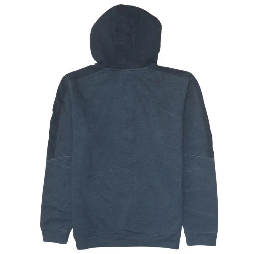 Under Armour Men's Blue Large 1/2 Zip Pullover Hoodie Threadborne Fleece - Image 4