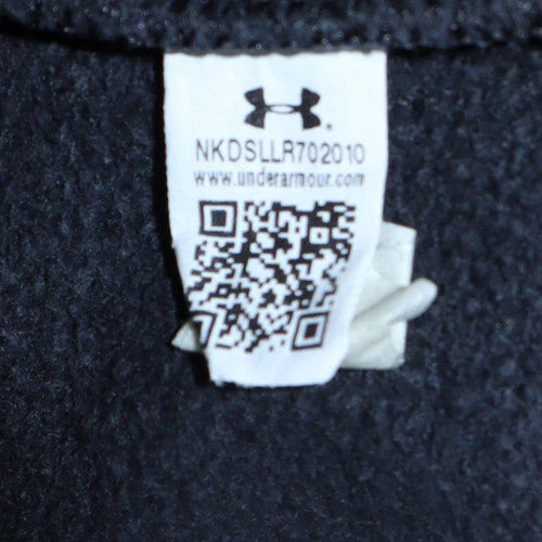 Under Armour Mens Blue Pullover Hoodie L Fleece ColdGear - Image 6