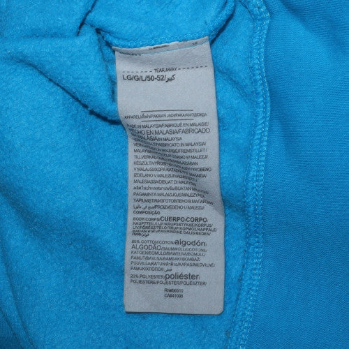 Under Armour Men's Blue Pullover Hoodie Large Fleece Sportswear - Image 5