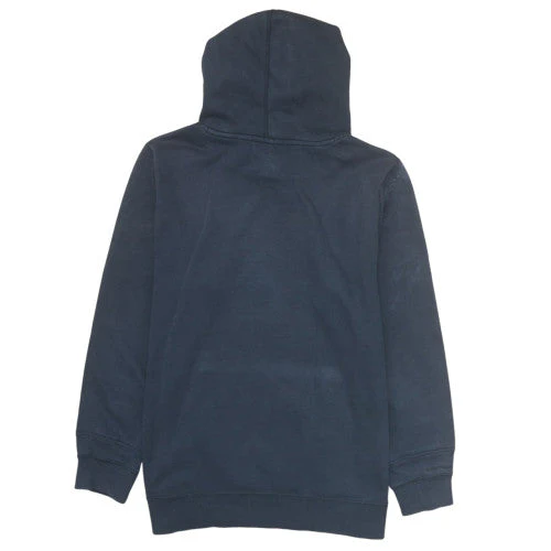 Under Armour Mens Blue Pullover Hoodie Medium Loose Fit Fleece Lined - Image 4