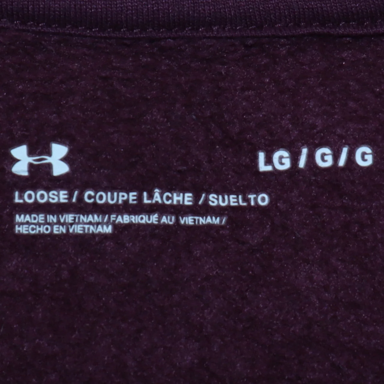 Under Armour Men's Brown Large Pullover Sweatshirt Crew Neck Fleece - Image 6
