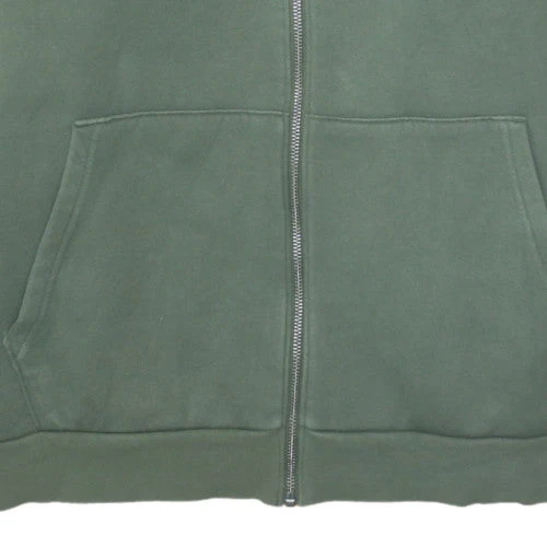 Under Armour Men's Green Large Full Zip Track Jacket Fleece Lined - Image 8