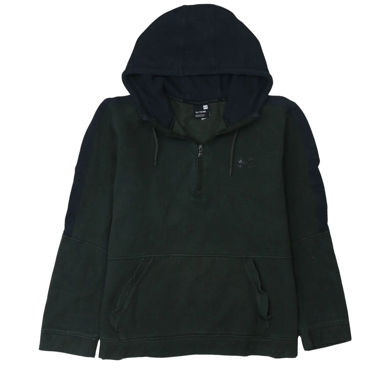 Under Armour Men's Green XL Half Zip Hoodie Fleece Pullover