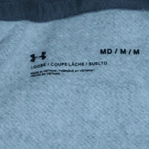 Under Armour Men's Grey Full Zip Hoodie Size M Loose Fit - Image 5