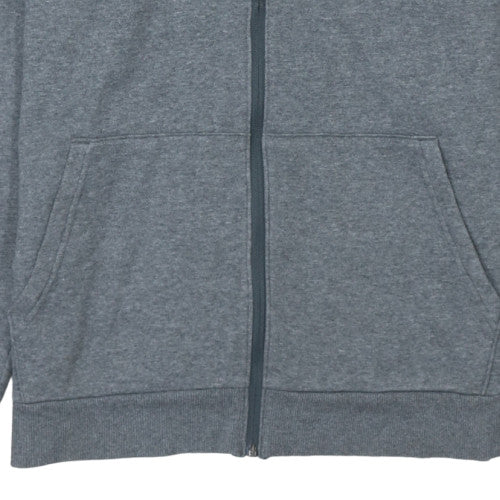 Under Armour Men's Grey Full Zip Hoodie Size M Loose Fit - Image 8
