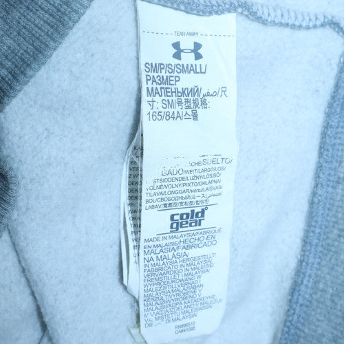 Under Armour Men's Grey Full Zip Hoodie Size S Fleece Sportswear - Image 6
