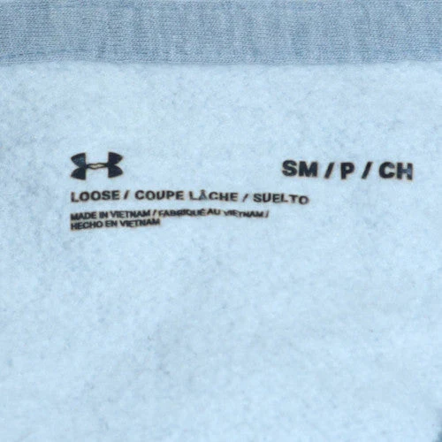 Under Armour Men's Grey Full Zip Hoodie Size S Loose Fit - Image 6
