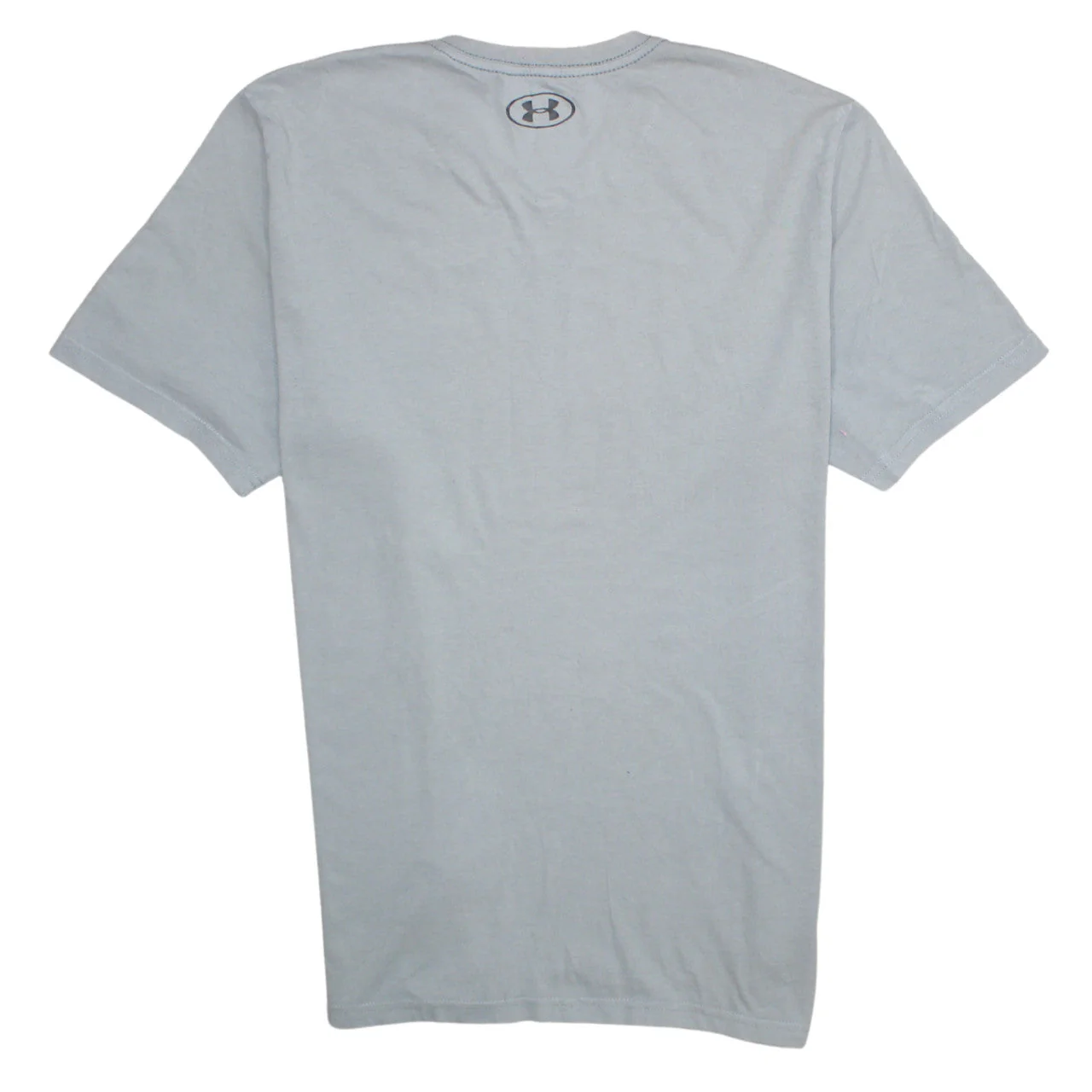 Under Armour Men's Grey HeatGear Loose Fit Graphic T-Shirt L - Image 4