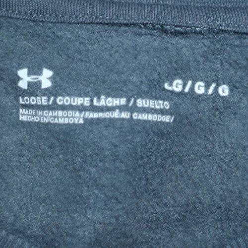 Under Armour Men's Grey Long Sleeve Pullover Sweatshirt L - Image 5