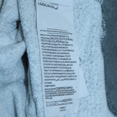 Under Armour Mens Grey Pullover Hoodie L Regular Fit Fleece - Image 6