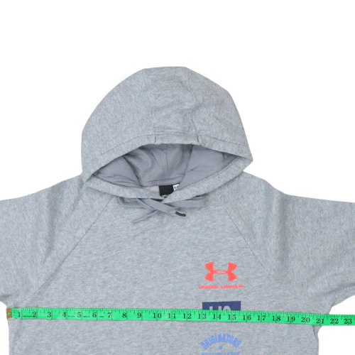 Under Armour Men's Grey Pullover Hoodie M Regular Sports Style - Image 2