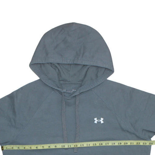 Under Armour Mens Grey Pullover Hoodie Size M Regular Fit - Image 2