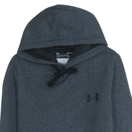 Under Armour Mens Grey Pullover Hoodie Size S Athletic Fit - Image 7