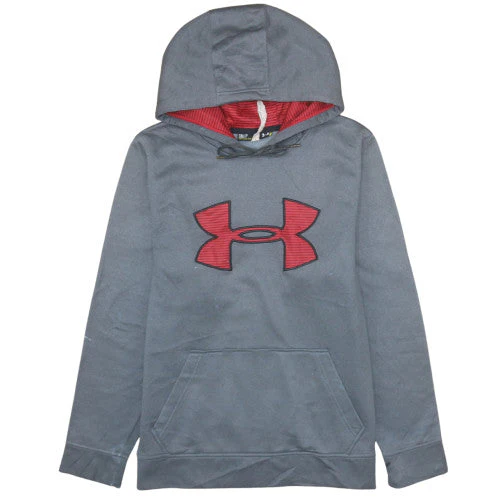 Under Armour Men's Grey Pullover Hoodie Size S Sports Fleece