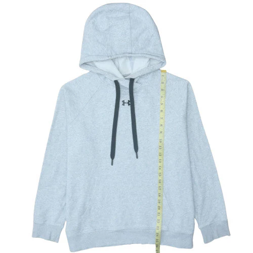 Under Armour Mens Grey XL Pullover Hoodie Loose Fit Fleece - Image 3
