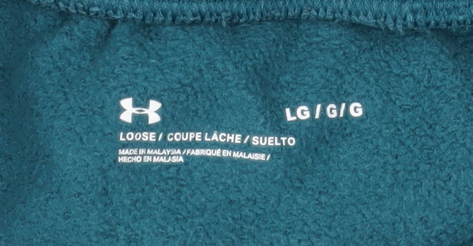 Under Armour Women’s Blue Jogger Sweatpants Size L Cotton Blend - Image 4