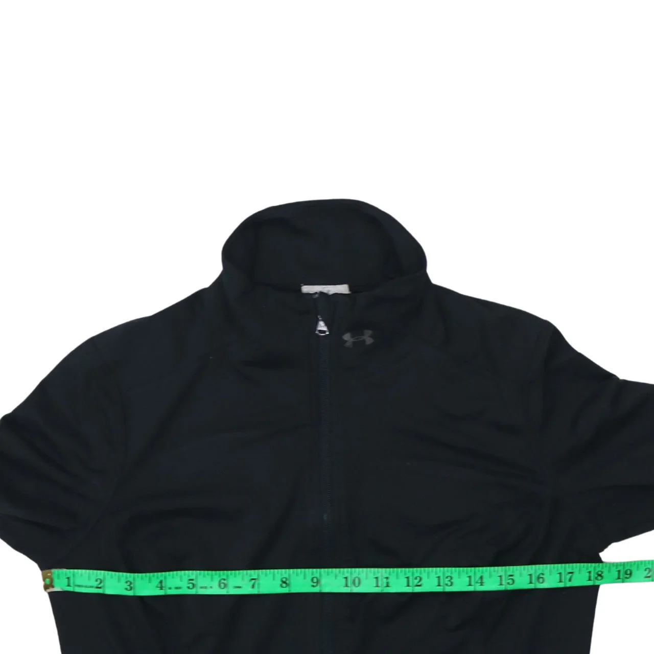 Under Armour Women's Black Full Zip Hoodie Jacket Size L - Image 2