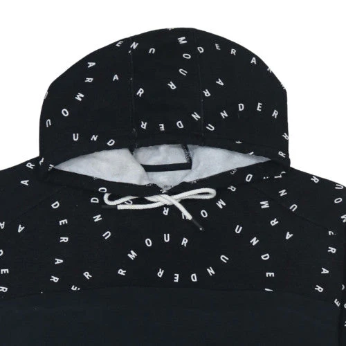 Under Armour Womens Black L Logo Hoodie Large Loose Fit Sweatshirt - Image 7