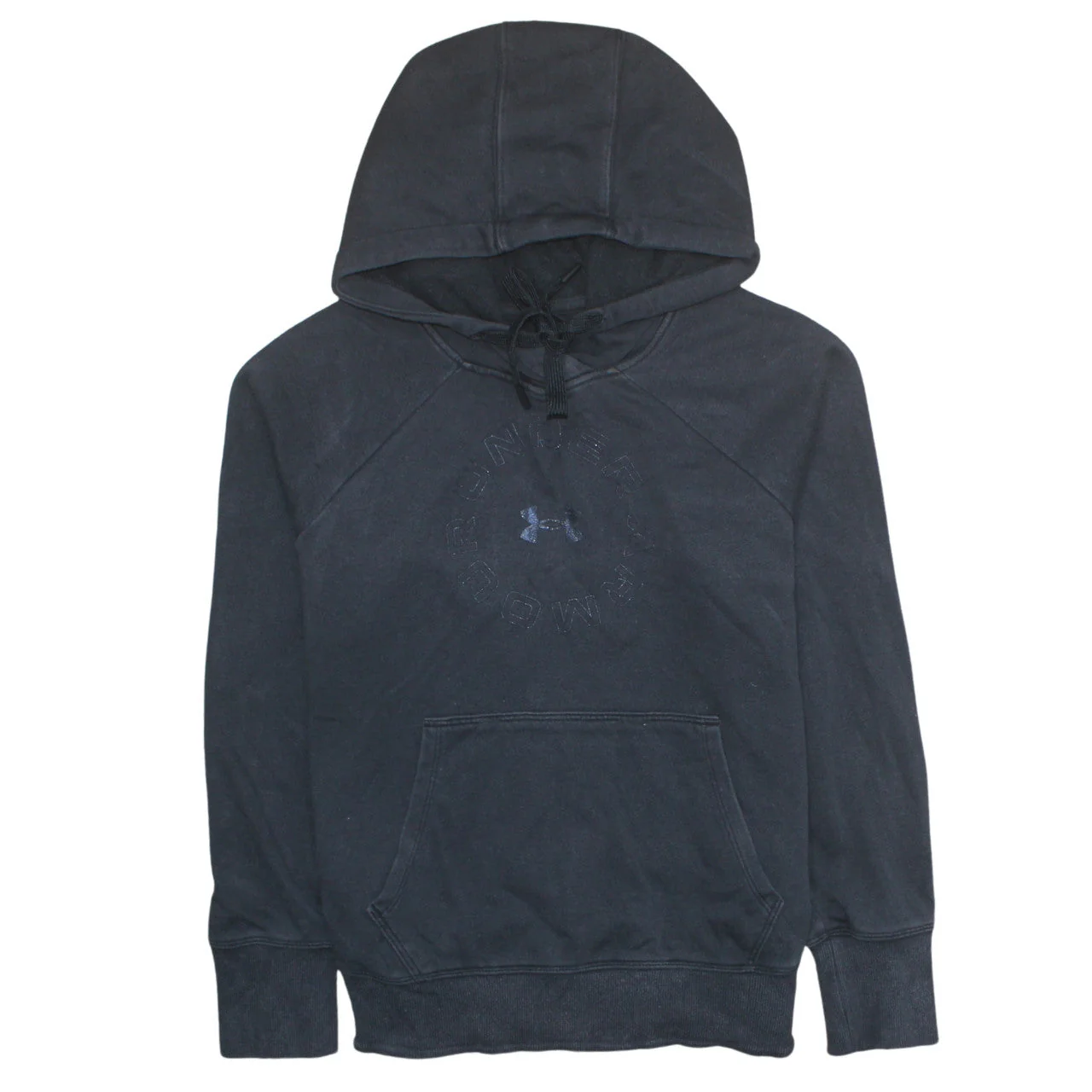 Under Armour Women's Black Pullover Hoodie Size S Loose Fit Fleece Sweatshirt