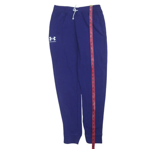 Under Armour Womens Blue Jogger Sweatpants Size 158cm Cotton Blend - Image 2