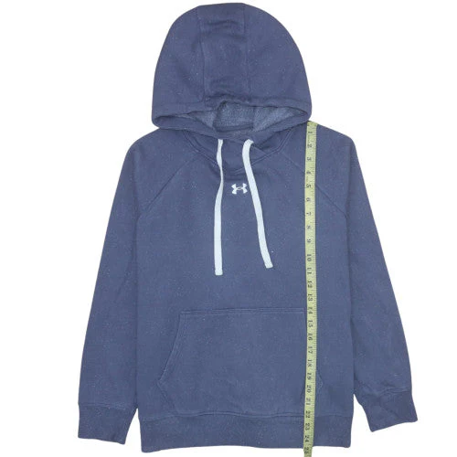 Under Armour Womens Blue Pullover Hoodie Size M Loose Fit Casual Sportswear - Image 2