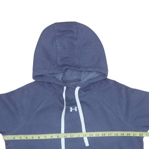 Under Armour Womens Blue Pullover Hoodie Size M Loose Fit Casual Sportswear - Image 3