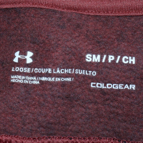 Under Armour Womens Brown ColdGear Pullover Hoodie Size S - Image 5