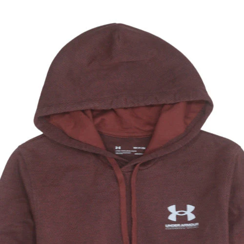 Under Armour Womens Brown ColdGear Pullover Hoodie Size S - Image 8