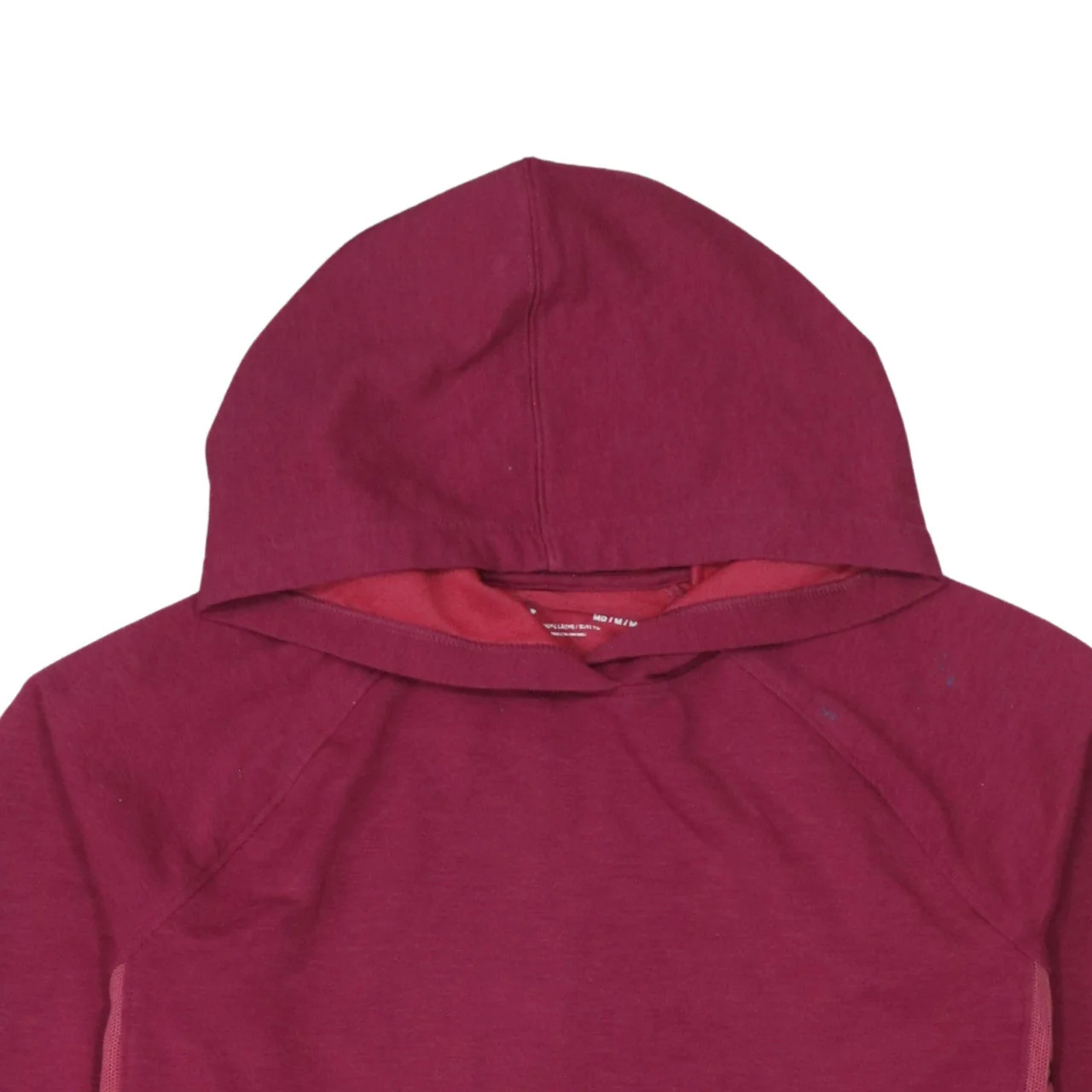 Under Armour Womens Burgundy Hoodie Medium Loose Fit Pullover - Image 8