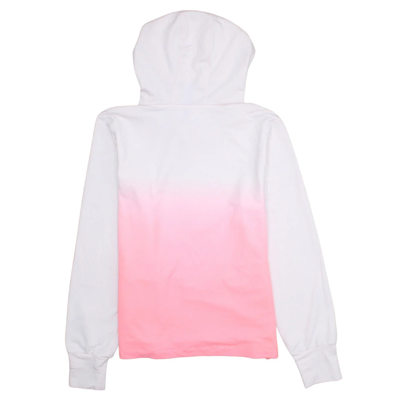 Under Armour Womens White Pink Ombre Pullover Hoodie Size Small Loose Fit - Image 4