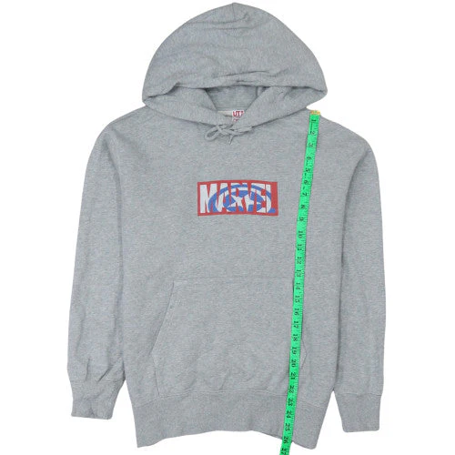Uniqlo Marvel Men's Grey Pullover Hoodie Size S Regular Fit - Image 2