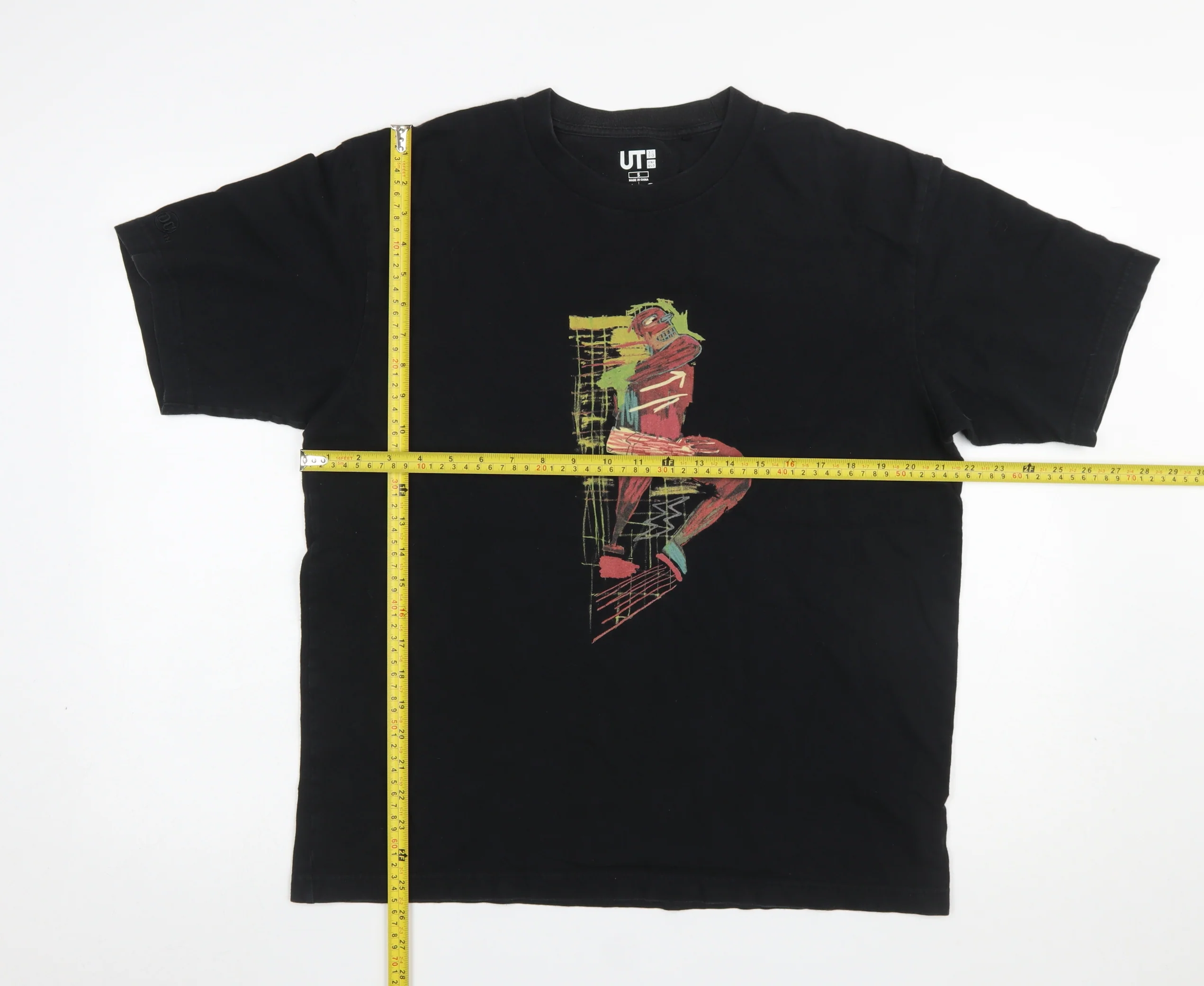 Uniqlo Men’s Black The Flash Art Graphic T-Shirt Size S - Image 2