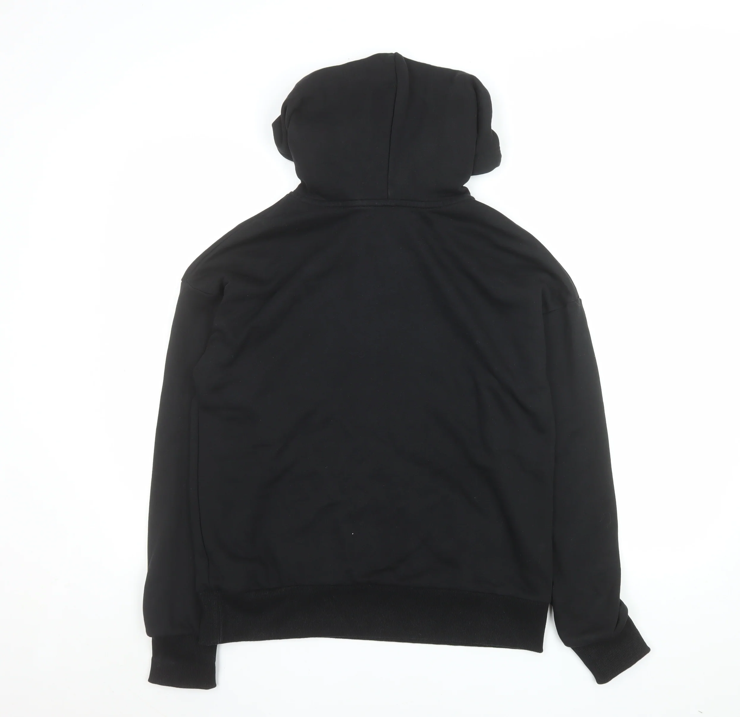 USA Pro Womens Black Hoodie UK 12 Pullover Cotton Blend Casual - Image 3