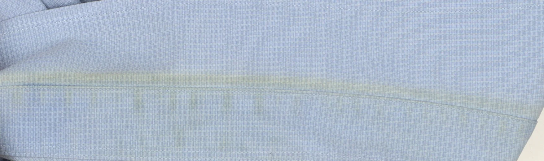 Van Heusen Men's Blue Cotton Blend Long Sleeve Classic Button-Up Shirt Size 16 - Image 5