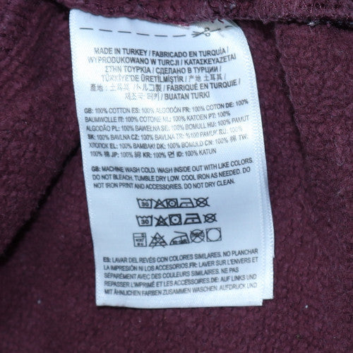 Vans Men Purple Pullover Hoodie XS Classic Logo Fleece - Image 6
